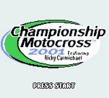 Championship Motocross 2001 Title Screen